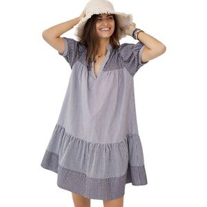Amadi Yvonne Tiered Tunic Dress